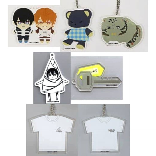 Minato's Laundromat Shintaro Katsuki & Others DMM Scratch! Motif Charm Prize D All 8 Types Set Charm [USED]