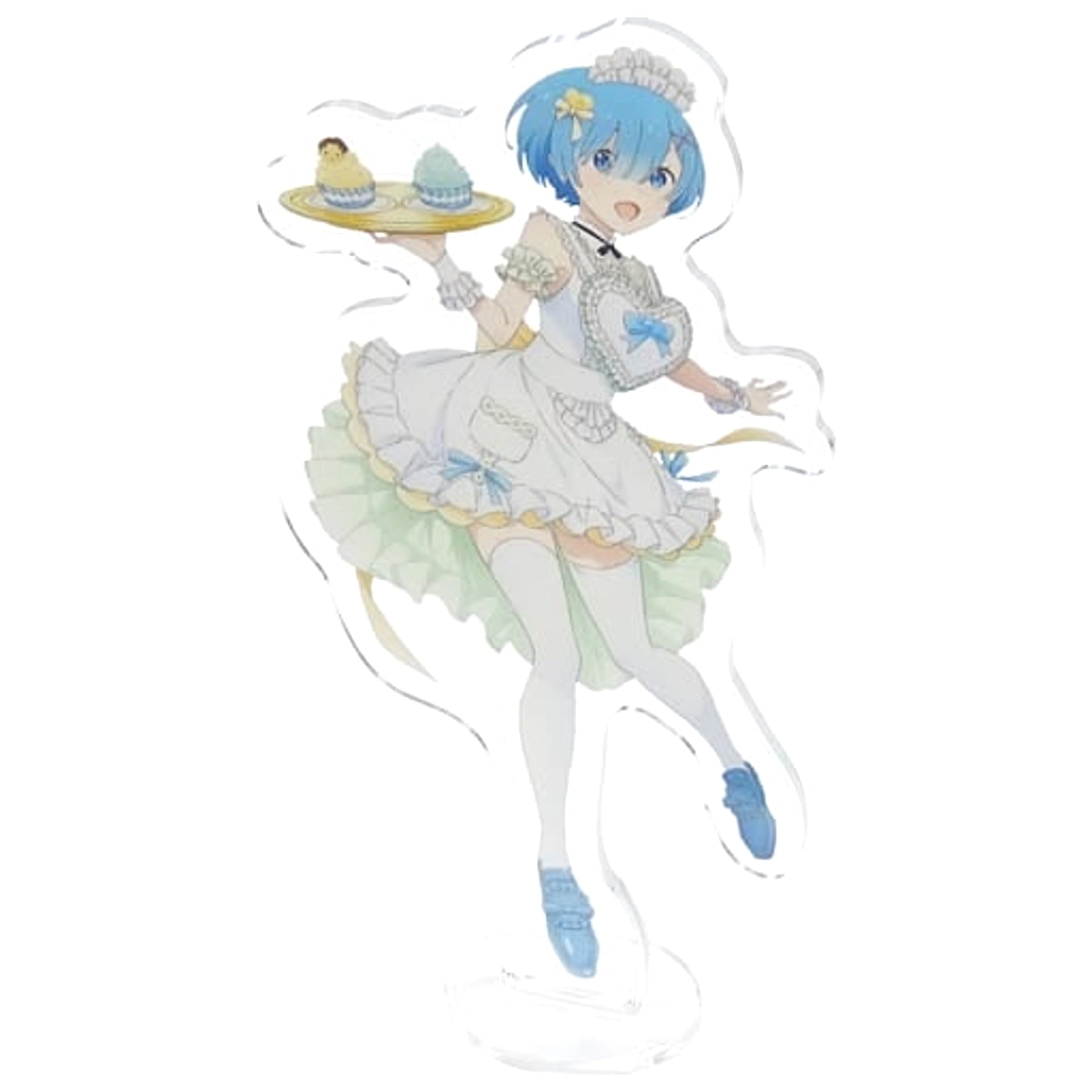 Re:ZERO -Starting Life in Another World- Rem Ichiban Kuji Mildly Sweet Happy Life! Big Acrylic Stand Prize D Acrylic Stands [USED]