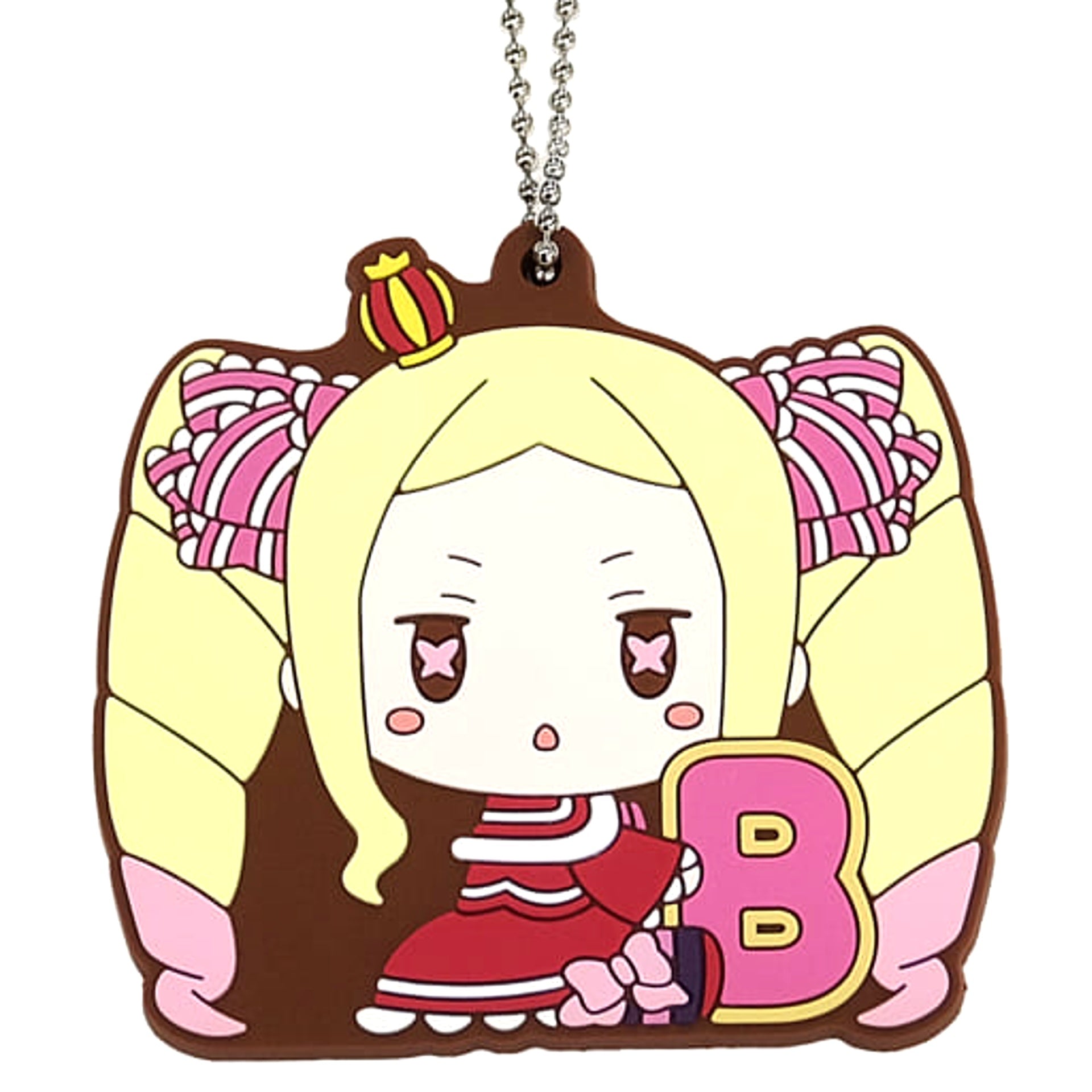 Re:ZERO -Starting Life in Another World- Beatrice Ichiban Kuji Mildly Sweet Happy Life! Rubber Keychain Prize F Keychains [USED]