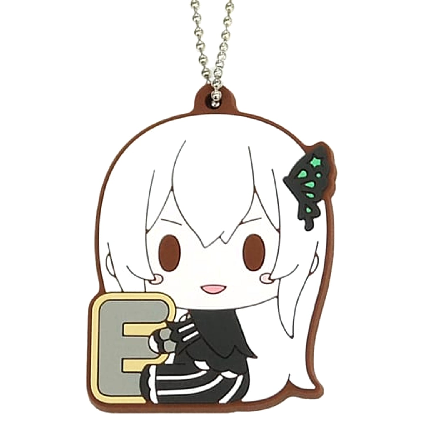 Re:ZERO -Starting Life in Another World- Echidna Ichiban Kuji Mildly Sweet Happy Life! Rubber Keychain Prize F Keychains [USED]