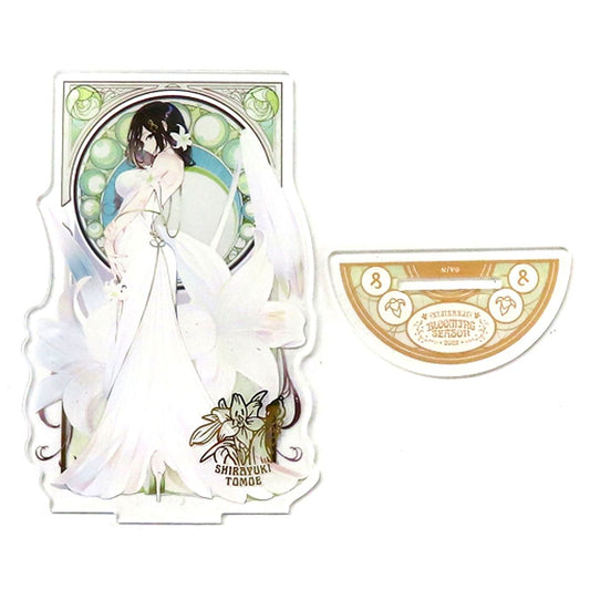 Shirayuki Tomoe Acrylic Stand Virtual YouTuber Nijisanji Blooming Season Goods [USED]