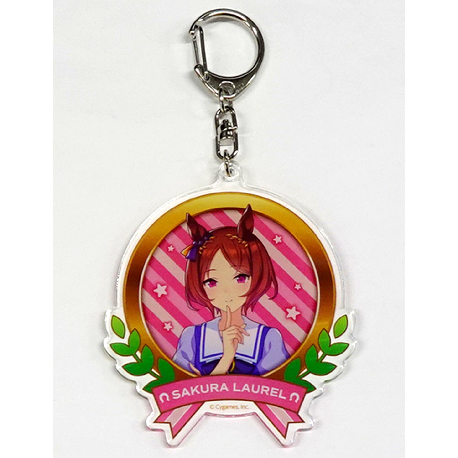Sakura Laurel Uma Musume Pretty Derby Official Acrylic Keychain School Uniform Ver. [USED]
