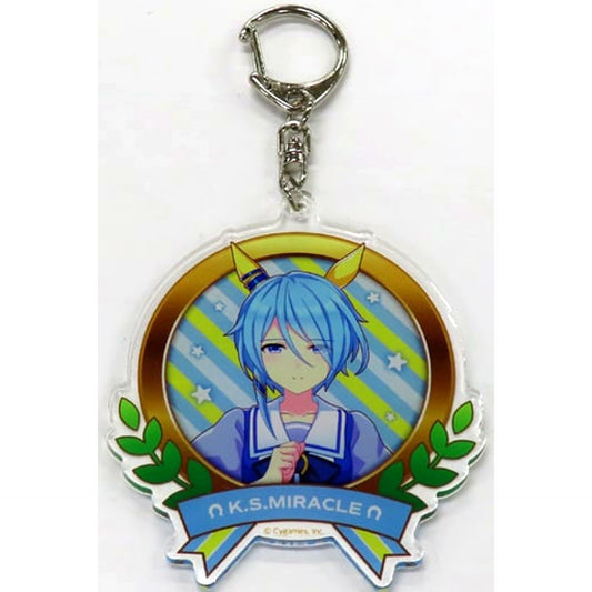 K.S. Miracle School Uniform Ver. Umamusume Pretty Derby Official Acrylic Keychain [USED]
