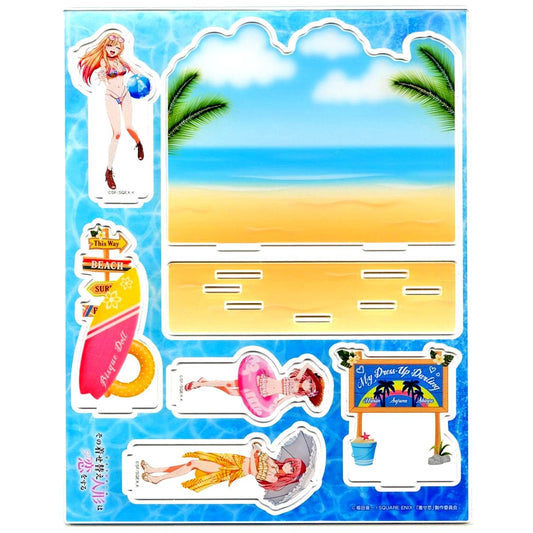 Group Illustration Acrylic Diorama My Dress-Up Darling x Don Quijote [USED]