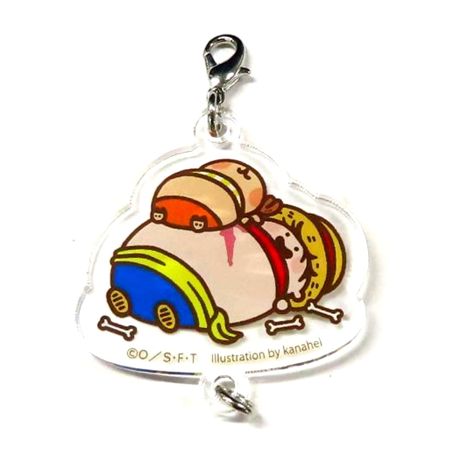 Monkey D. Luffy and Tony Tony Chopper One Piece Yurutto Acrylic Charm [USED]