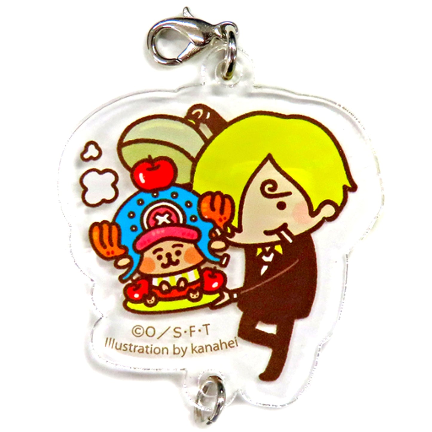Sanji & Tony Tony Chopper One Piece YURUTTO Acrylic Charm [USED]