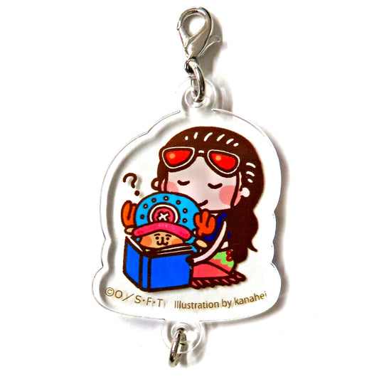 Nico Robin & Tony Tony Chopper One Piece YURUTTO Acrylic Charm [USED]
