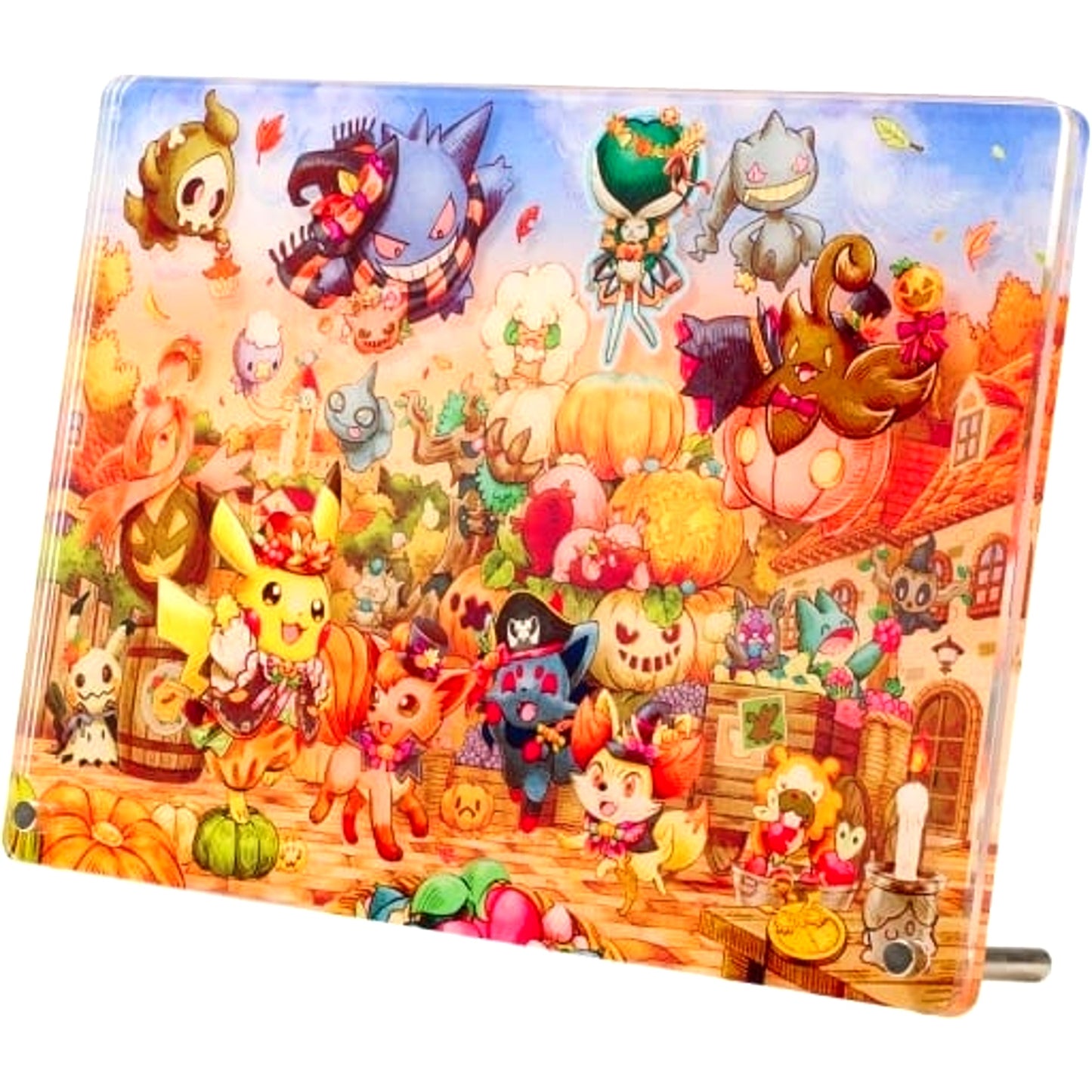 Pokemon Halloween Harvest Festival Acrylic Stand with Legs Pokemon Center Limited [USED]