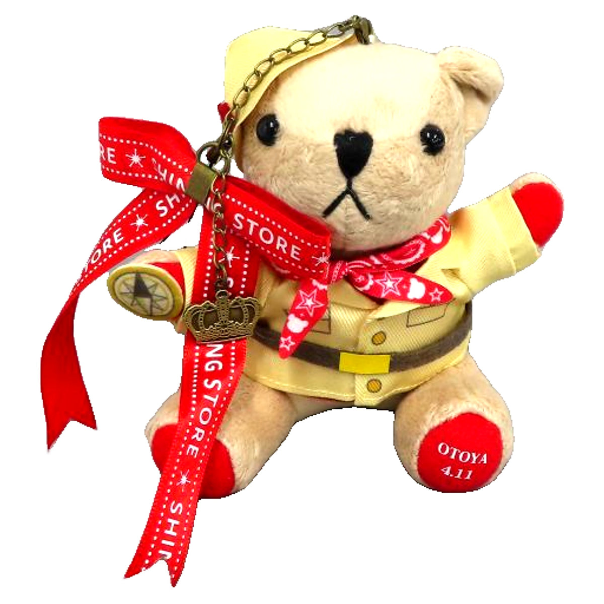 Otoya Ittoki Uta no Prince Sama Mini Bear Prestrap SHINING STORE LOT 2022 Ver. Prize A-1 Key Ring [USED]