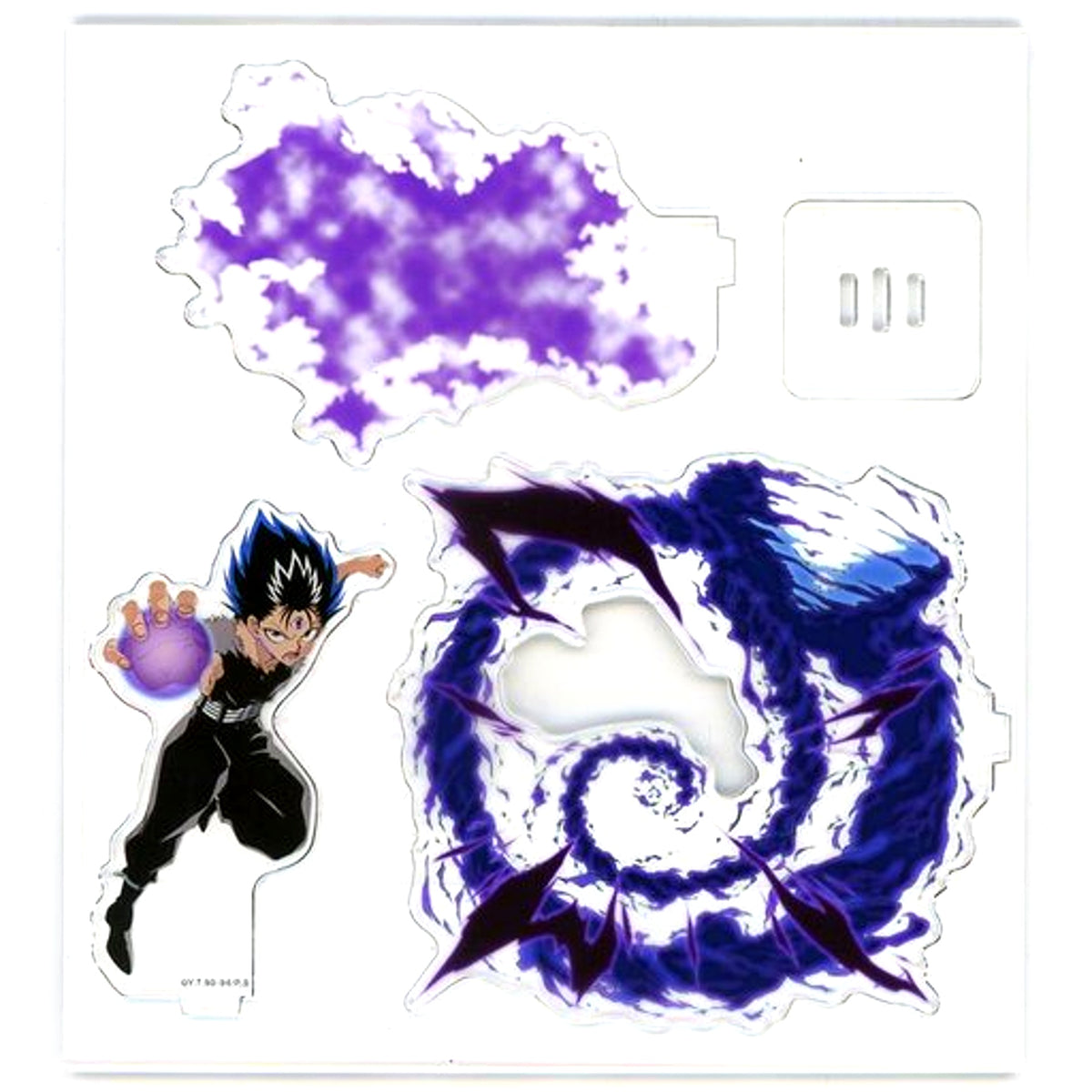 Hiei Yoshi-04 Prize YuYu Hakusho Illustration 3D Acrylic Stand Maru Kuji [USED]