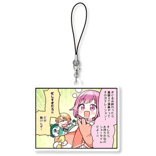 Hatsune Miku: Colorful Stage! PWL Cast Is Super Busy One-Panel Comic Acrylic Strap Vol.1 Acrylic Item [USED]
