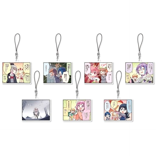 Hatsune Miku: Colorful Stage! All 7 Types Set One-Panel Comic Acrylic Strap Vol.1 Acrylic Item [USED]