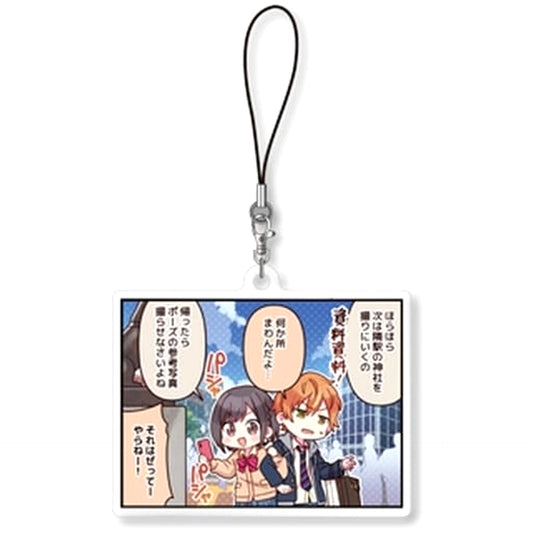Hatsune Miku: Colorful Stage! Sister and Brother One-Panel Comic Acrylic Strap Vol.2 Acrylic Item [USED]
