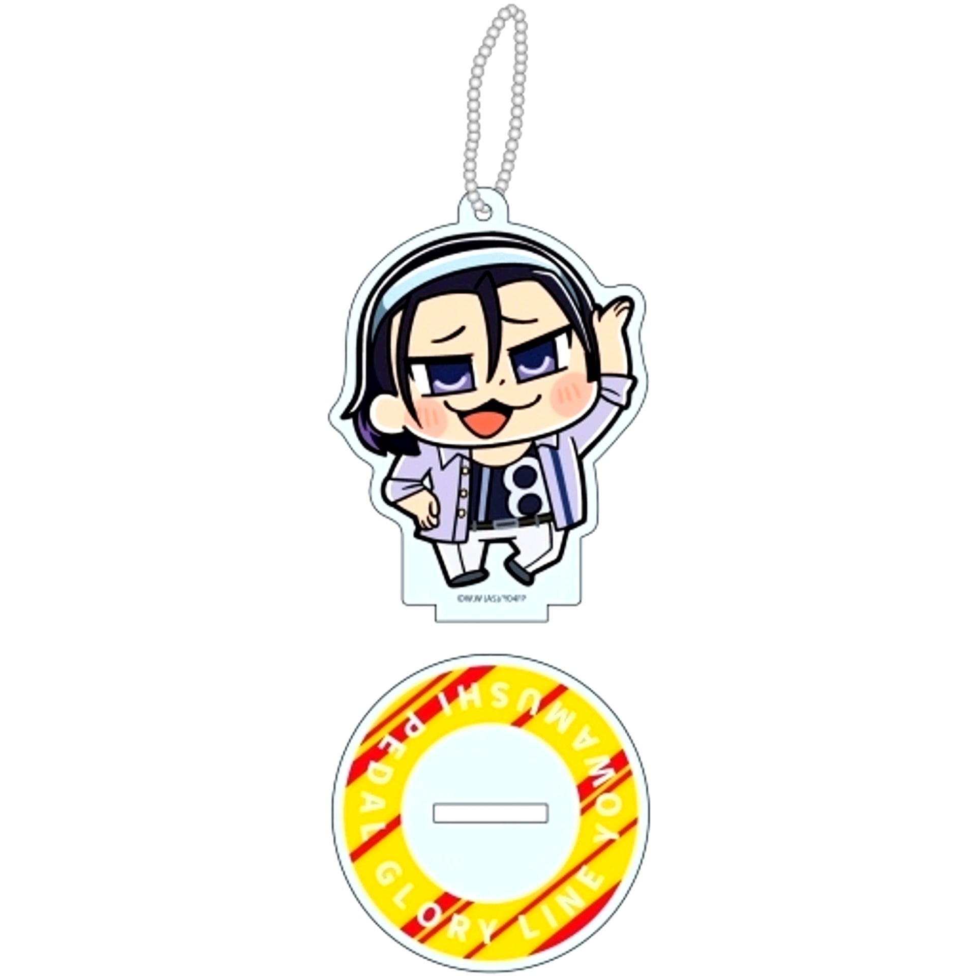 Jinpachi Todo Yowamushi Pedal GLORY LINE Bukubu Okawa Illustration Acrylic Stand [USED]