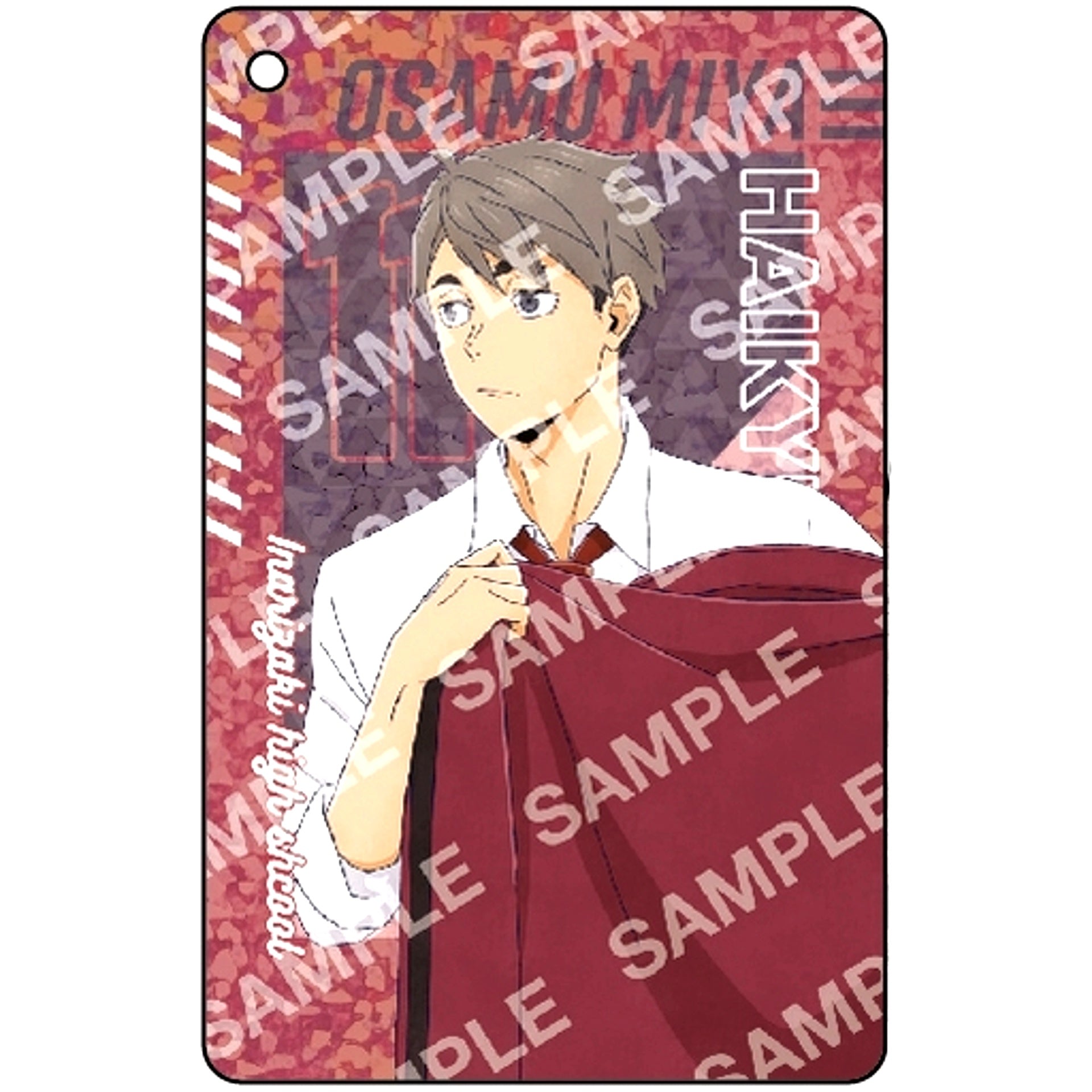 Osamu Miya Haikyu!! Visual Card Keychain Collection [USED]