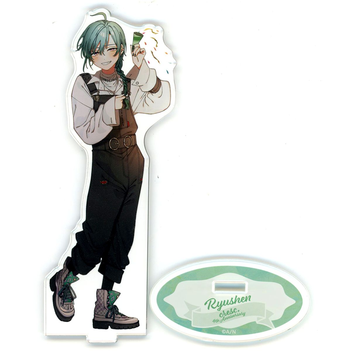 Ryushen Virtual YouTuber Nijisanji Acrylic Stand cresc. 4th Anniversary Goods [USED]