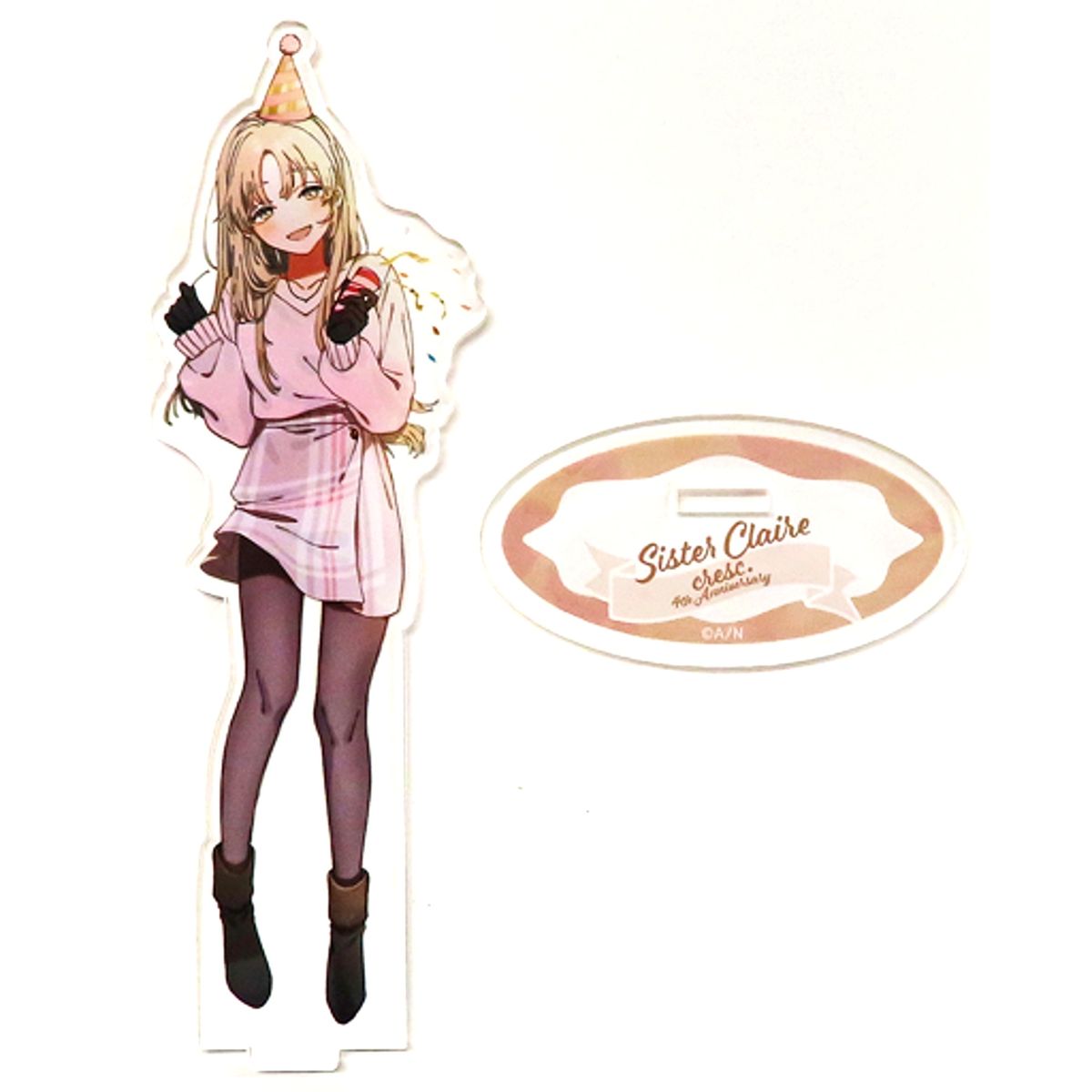Sister Claire Acrylic Stand Virtual YouTuber Nijisanji cresc. 4th Anniversary Commemorative Goods [USED]
