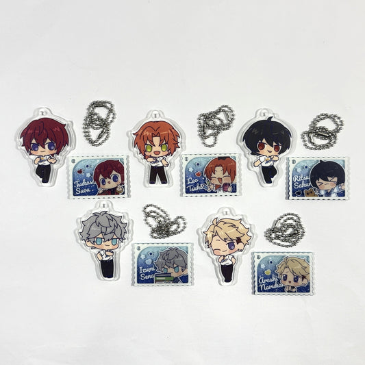 Knights Diary Series China Limited Acrylic Keychain Set Ensemble Stars [USED]