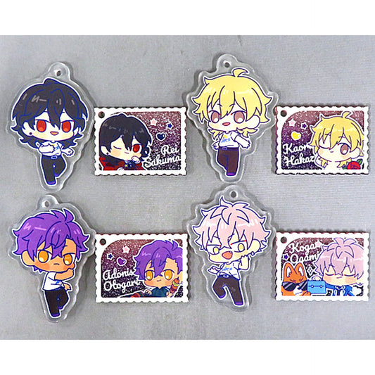 UNDEAD Diary Series Acrylic Keychain Set Ensemble Stars!! China Exclusive [USED]