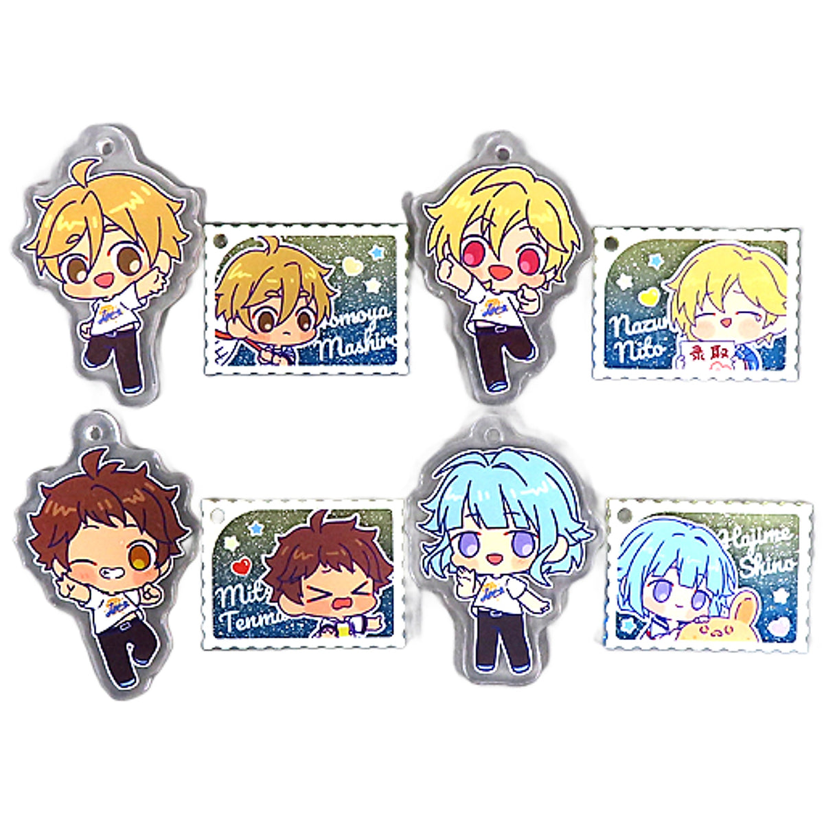 Ensemble Stars!! Ra*bits Diary Series Acrylic Keychain Set China Limited Keychains [USED]