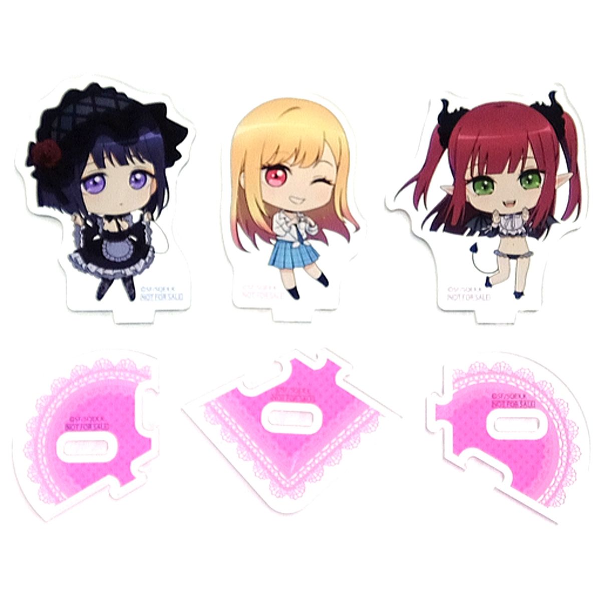 Marin Kitagawa, Liz Connected Illustration SD Art Acrylic Stand Set of 3 My Dress-Up Darling Aniplex Complete Purchase Bonus [USED]