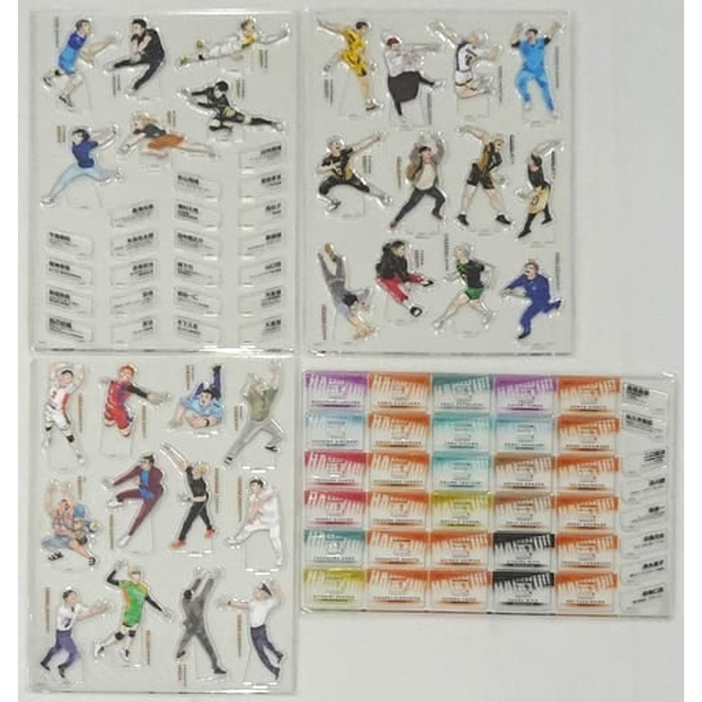 Haikyu!! Set of 30 Acrylic Figure Included with 10th Chronicle Goods Bundle Edition Acrylic Item [USED]