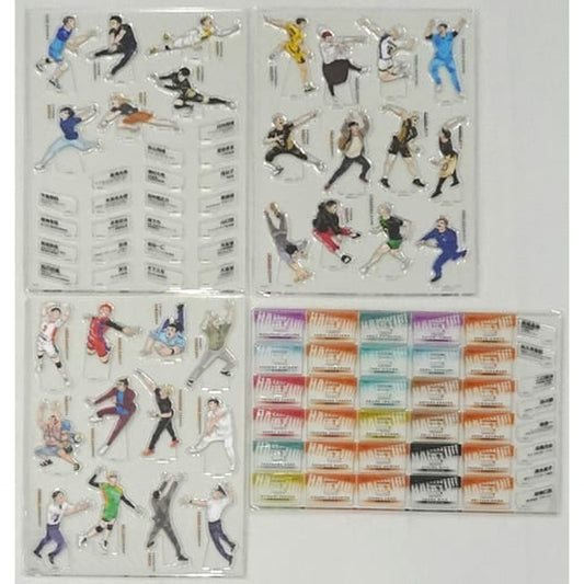 Haikyu!! Set of 30 Acrylic Figure Included with 10th Chronicle Goods Bundle Edition Acrylic Item [USED]