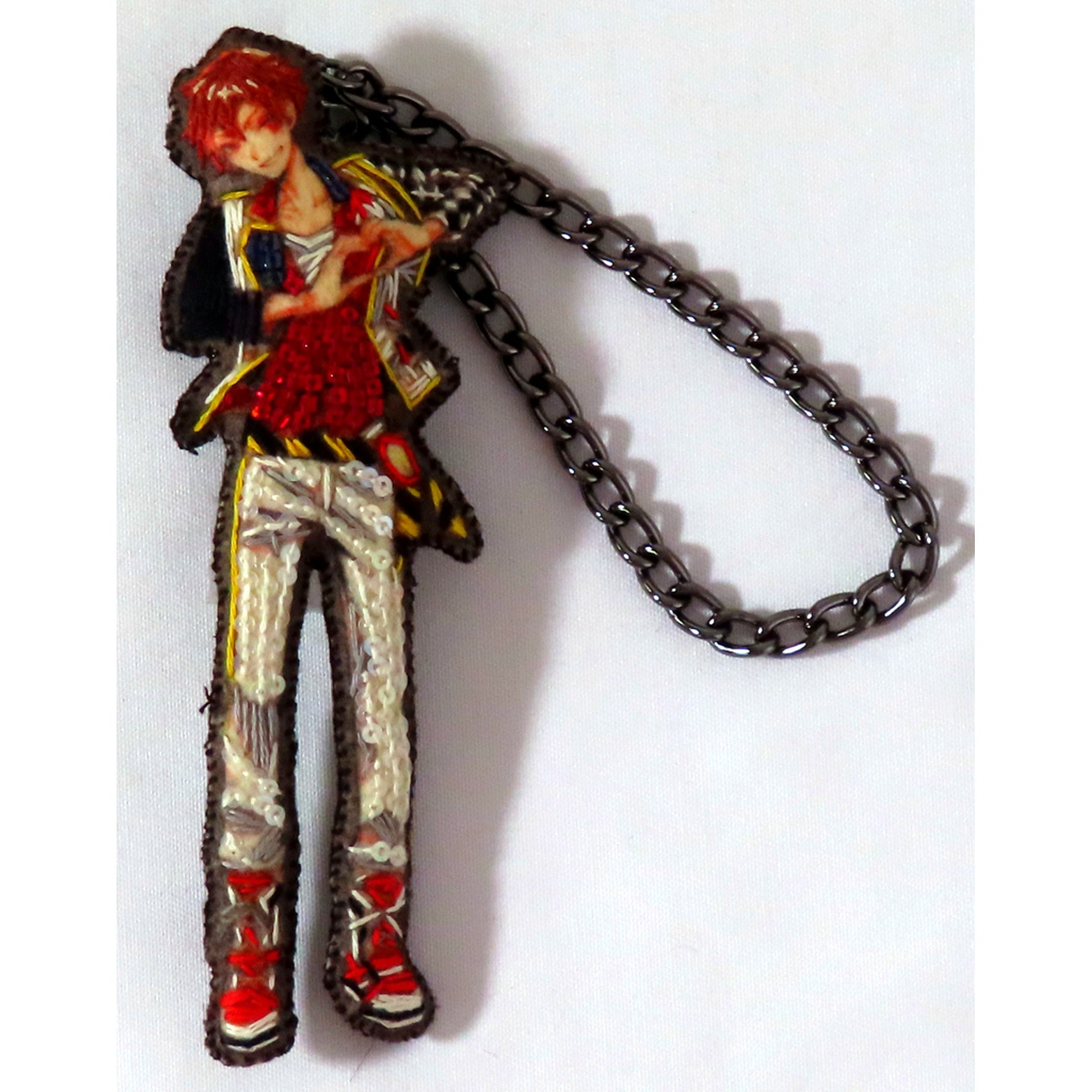 Ace Trappola Disney Twisted-Wonderland Embroidery Charm The Exhibition [USED]