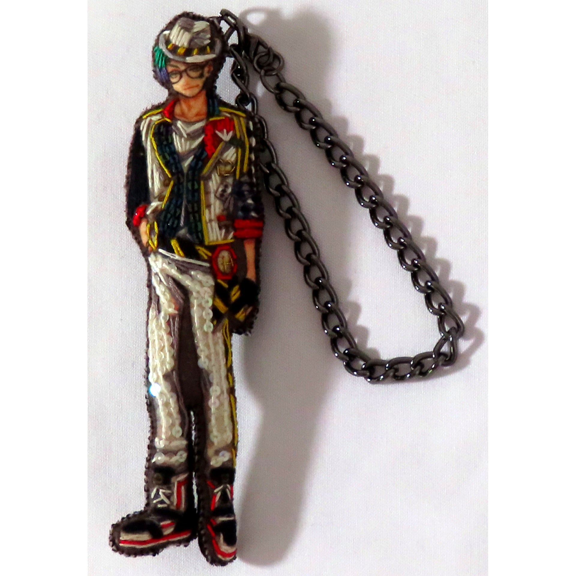 Trey Clover Disney Twisted-Wonderland Embroidery Charm The Exhibition [USED]