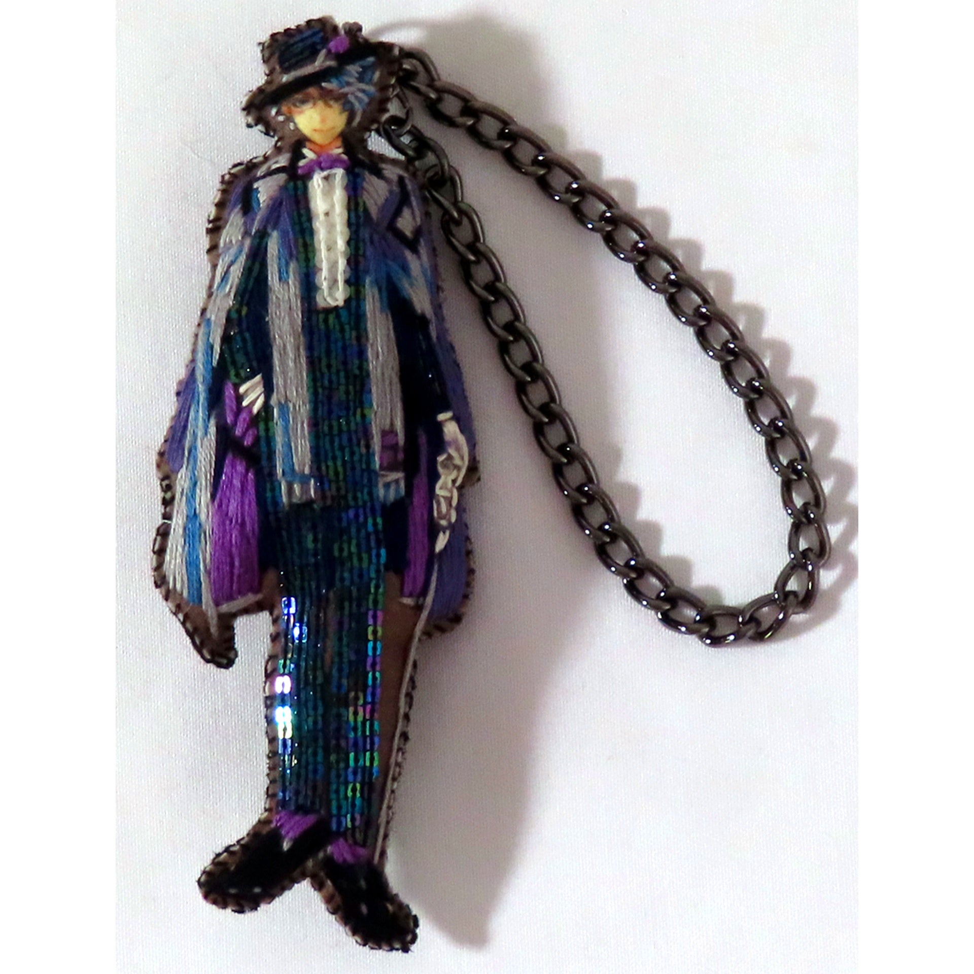 Azul Ashengrotto Disney Twisted-Wonderland Embroidery Charm The Exhibition [USED]