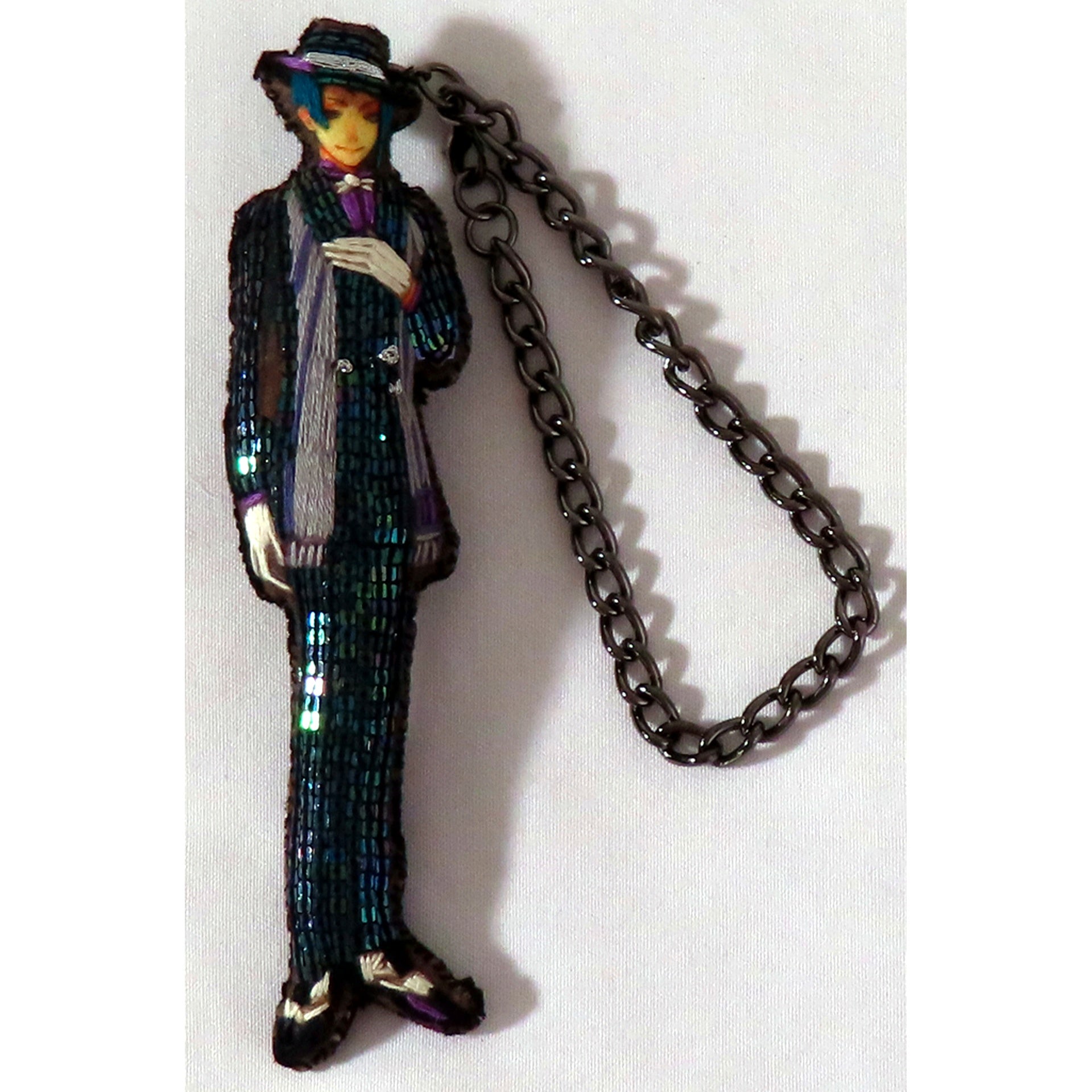 Jade Leech Disney Twisted-Wonderland Embroidery Charm The Exhibition [USED]