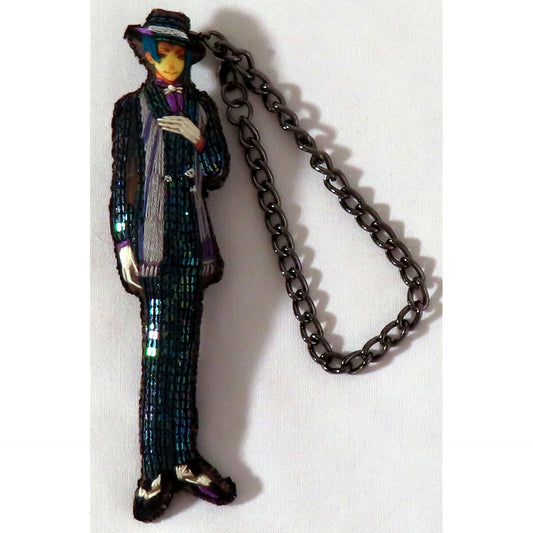 Jade Leech Disney Twisted-Wonderland Embroidery Charm The Exhibition [USED]