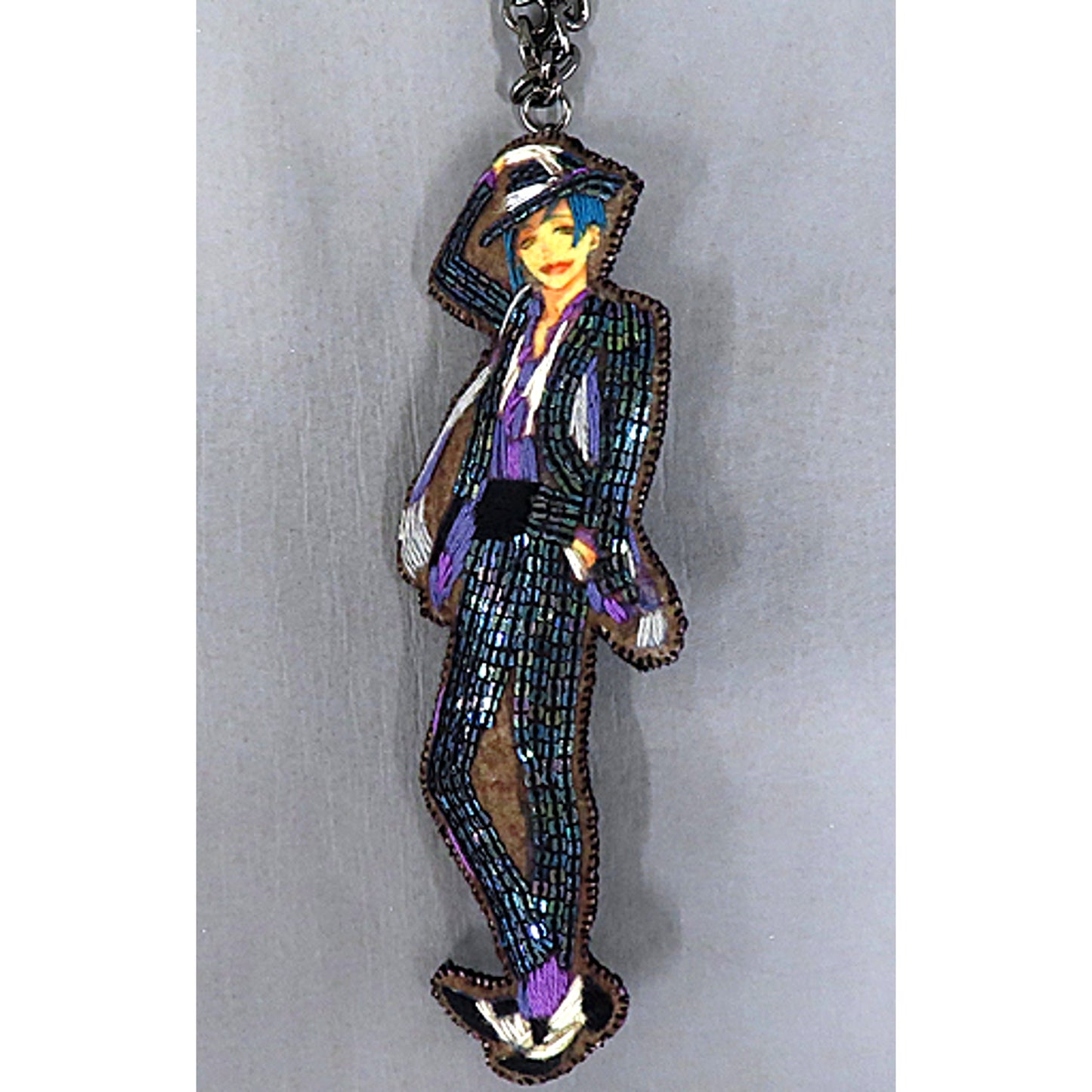 Floyd Leech Disney Twisted-Wonderland Embroidery Charm The Exhibition [USED]
