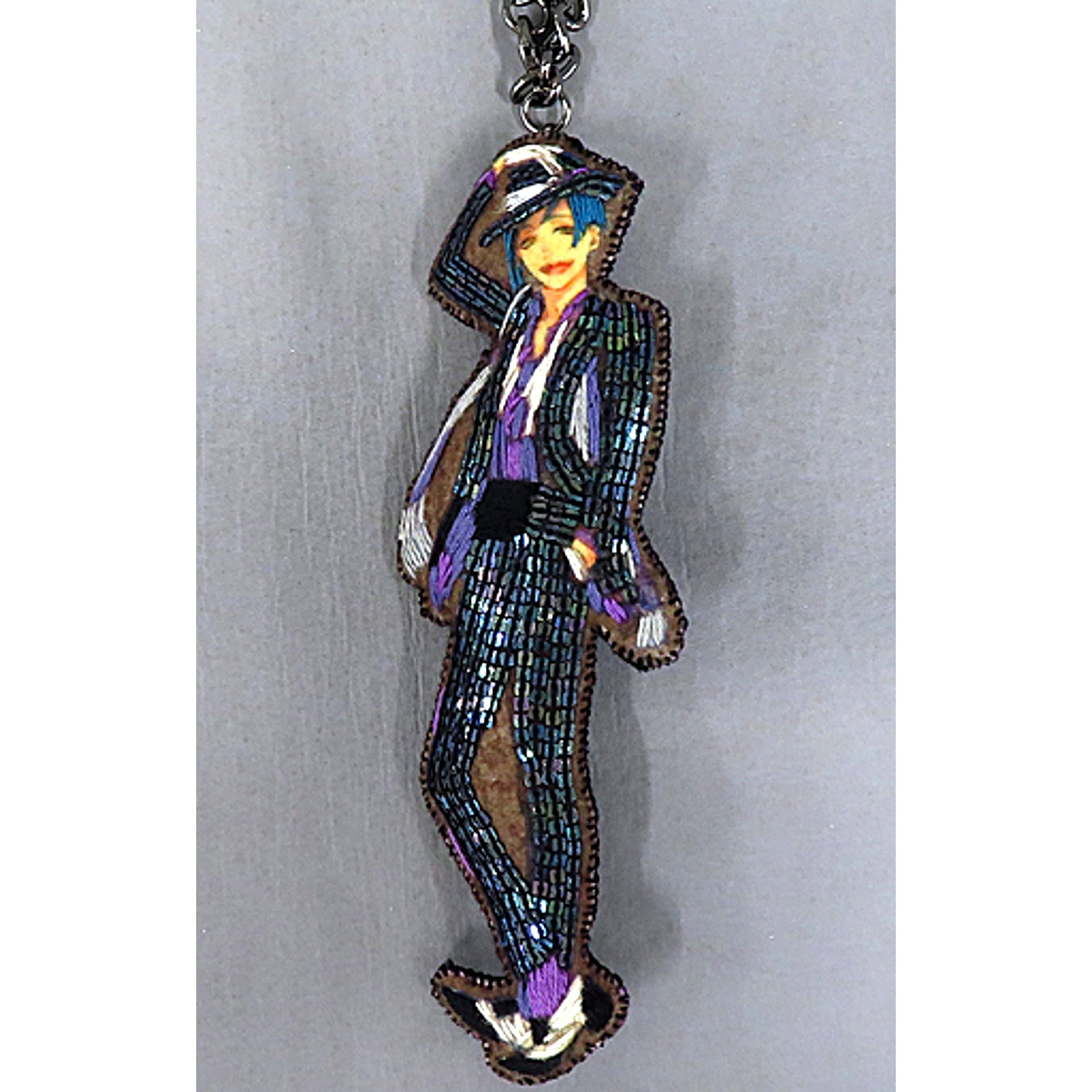 Floyd Leech Disney Twisted-Wonderland Embroidery Charm The Exhibition [USED]
