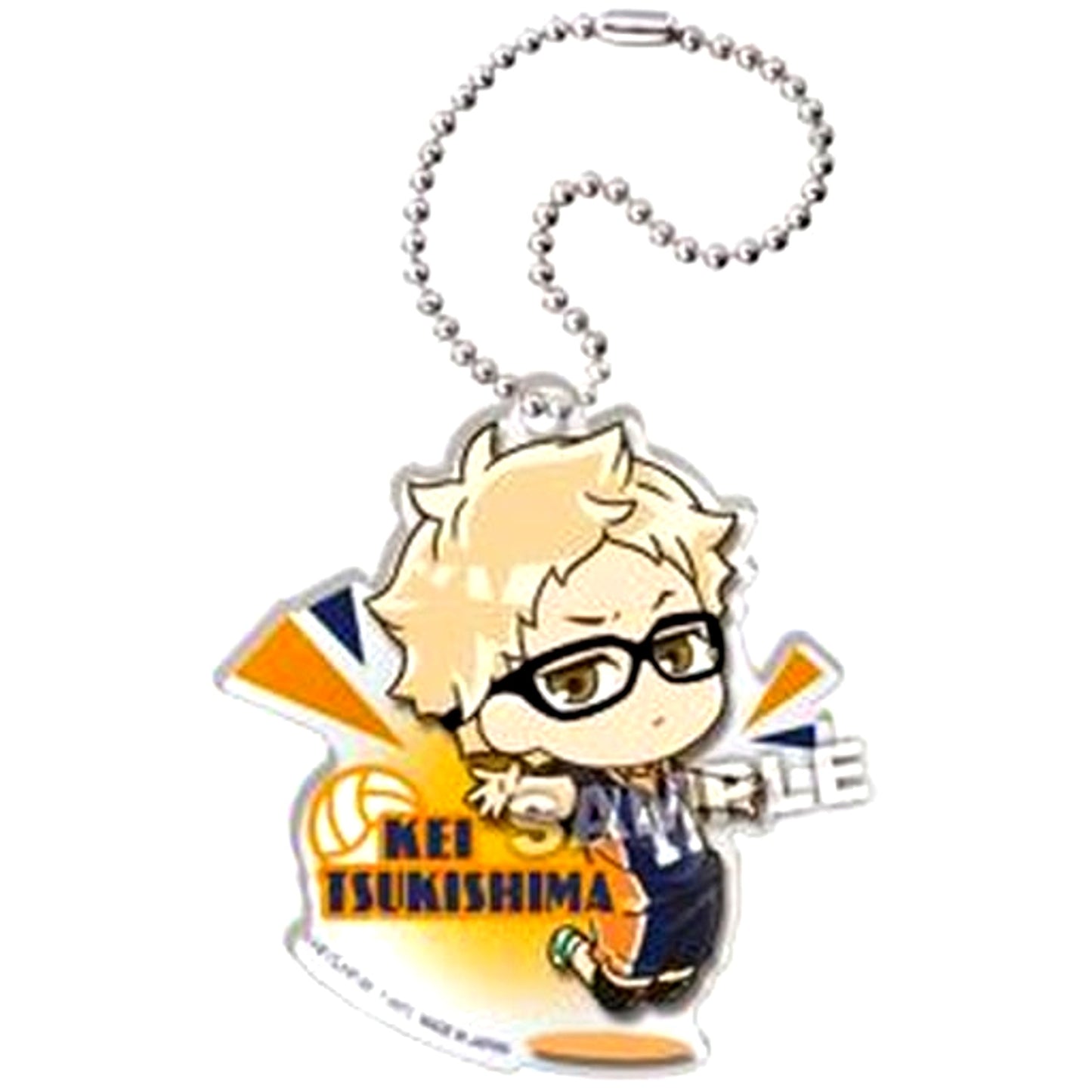 Kei Tsukishima Pyon Colle Haikyu!! Acrylic Keychain [USED]