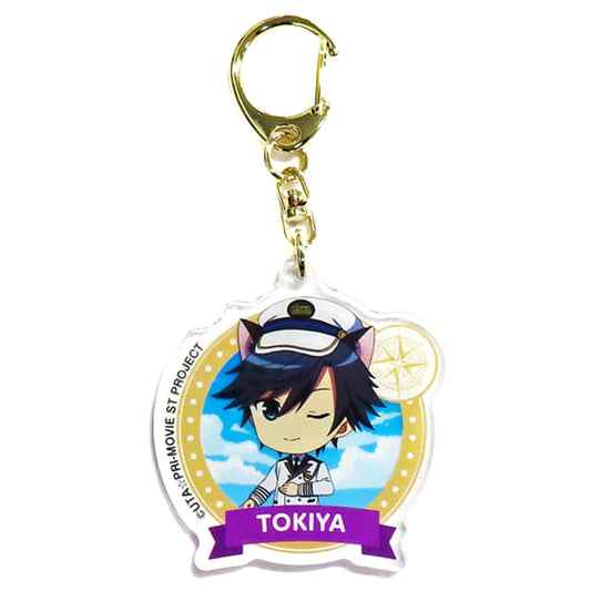 Uta no Prince Sama Movie: Maji Love Starish Tours Tokiya Ichinose Acrylic Keychain Namja Town Limited Mini-Game Let's Go on a Trip Around the World! Game Prize A Keychains [USED]