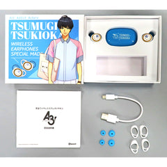 Tsumugi Tsukioka Model TRUE WIRELESS STEREO EARPHONES Wireless Earphones A3! [USED]