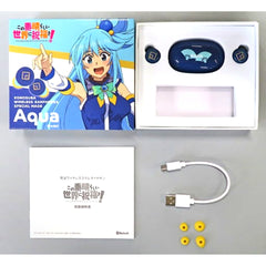 Aqua KONOSUBA -God's blessing on this wonderful world! Model TRUE WIRELESS STEREO EARPHONES Wireless Earphones [USED]