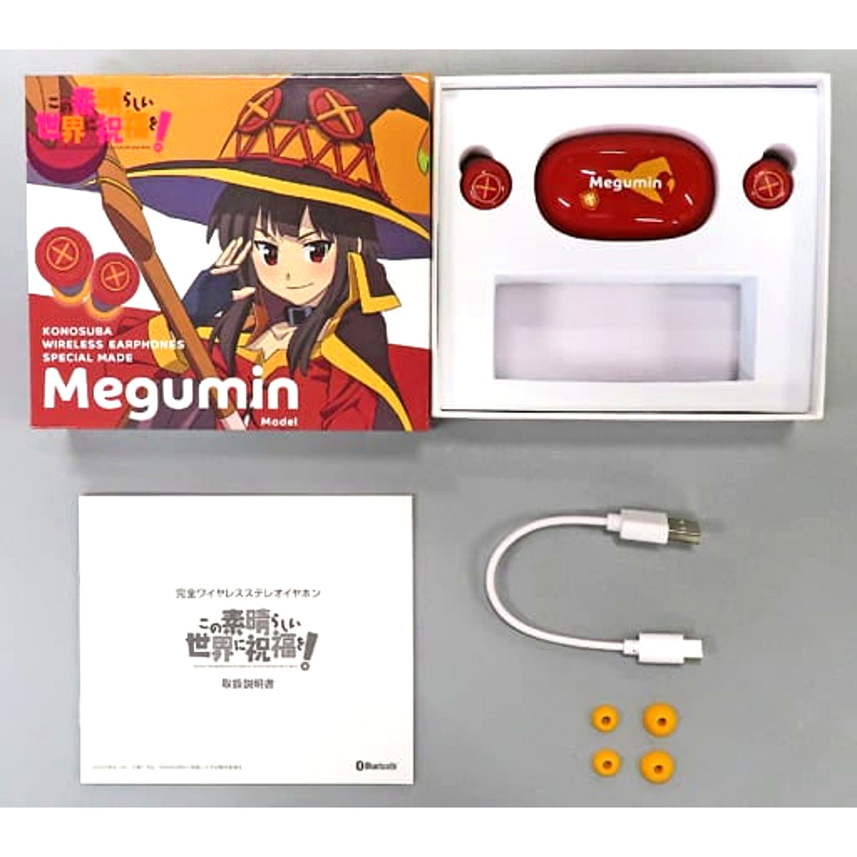 Megumin KONOSUBA -God's blessing on this wonderful world! Model TRUE WIRELESS STEREO EARPHONES Wireless Earphones [USED]