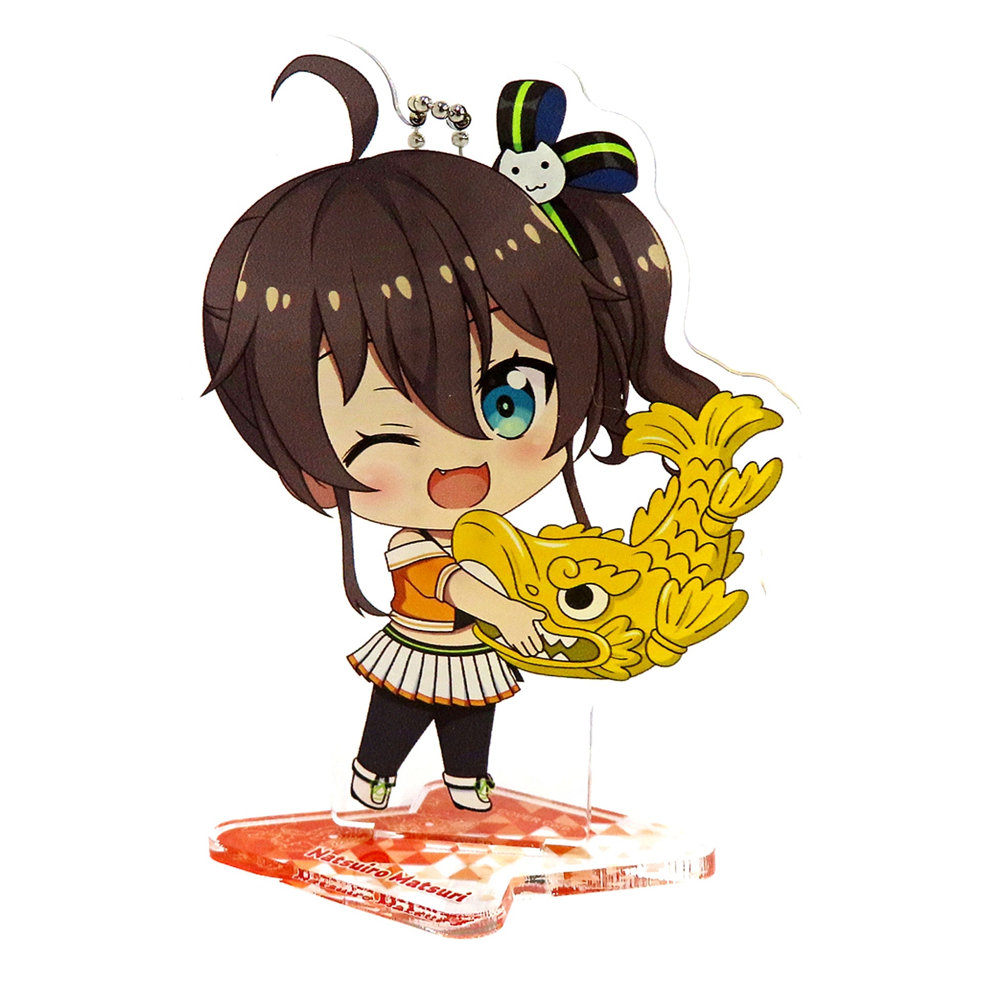 Natsuiro Matsuri Hololive Local Nagoya Shachihoko Acrylic Stand Keychain Nagoya Ltd [USED]
