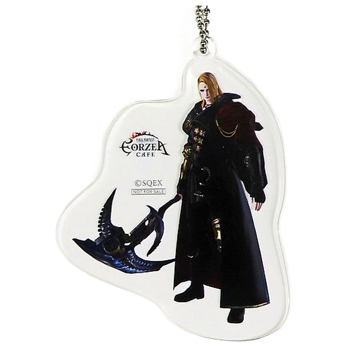 Final Fantasy Zenos yae Galvus Special Acrylic Keychain Eorzea Cafe 8th Anniversary Limited Stamp Rally Prize Keychains [USED]