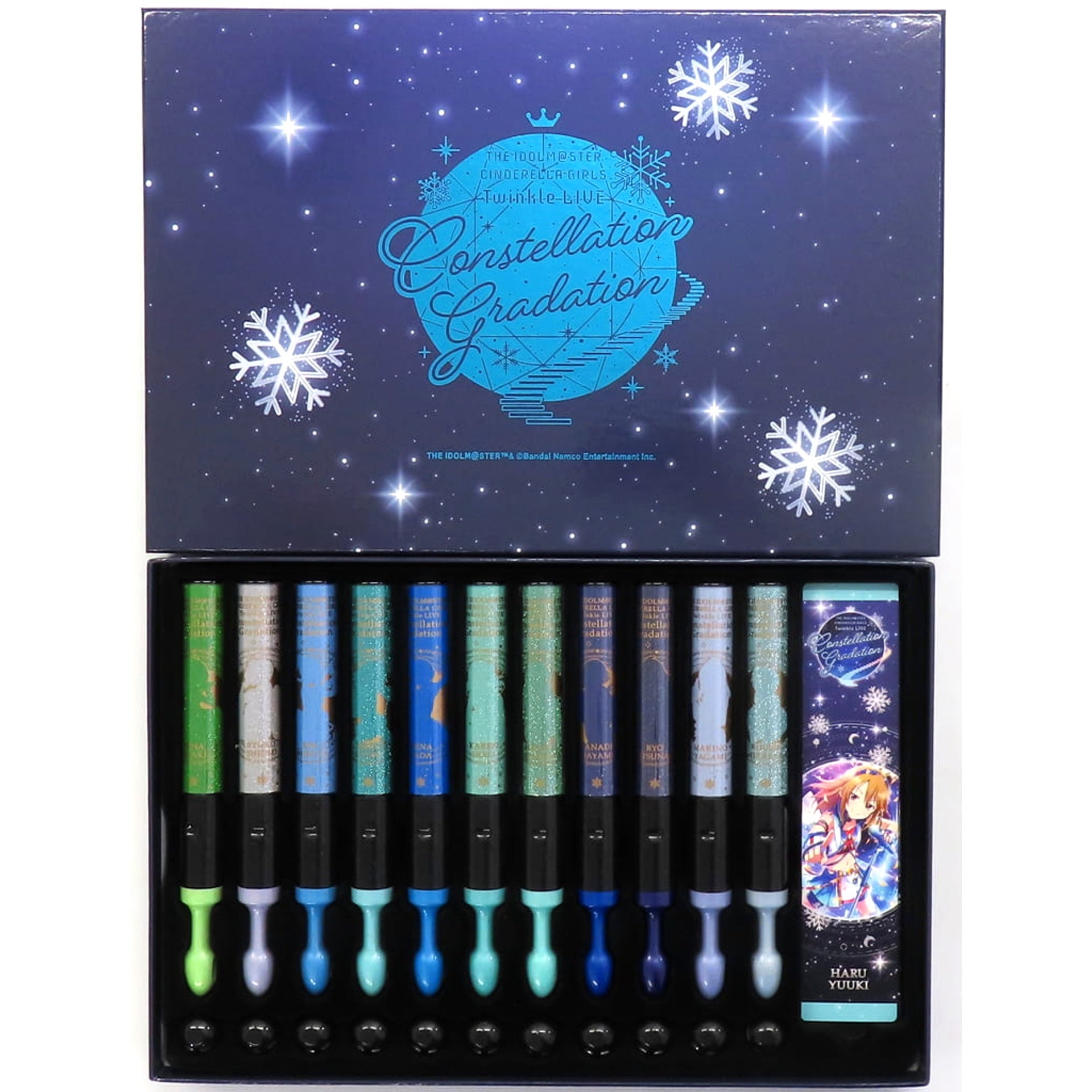 THE IDOLM@STER Cinderella Girls Cool Constellation Gradation Ver. Set of 11 Official Concert Light [USED]