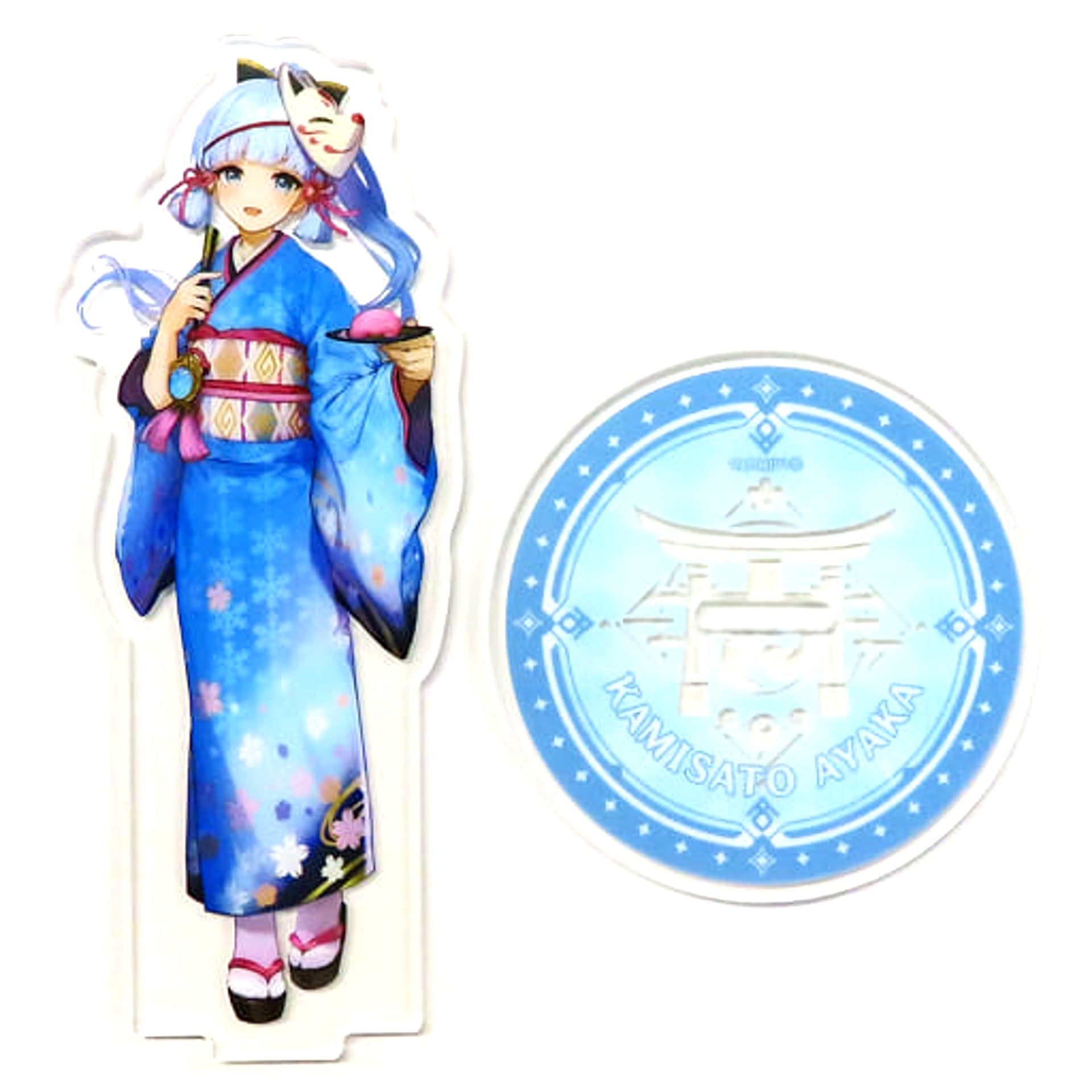 Kamisato Ayaka Genshin x Sweets Paradise Sakura Mai Banrai Acrylic Stand [USED]