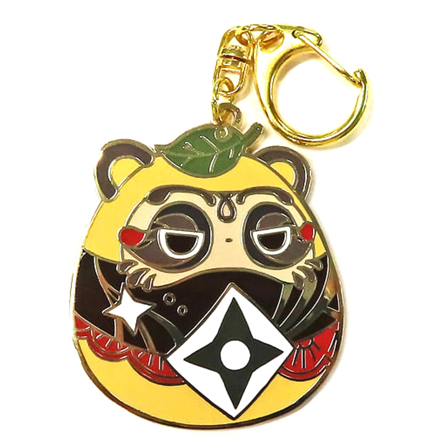 Genshin Muji-Muji Daruma Metal Keychain Sweets Paradise -Ouka Mai Banrai- Everyone's Friends Vol. 2 Exclusive Keychains [USED]