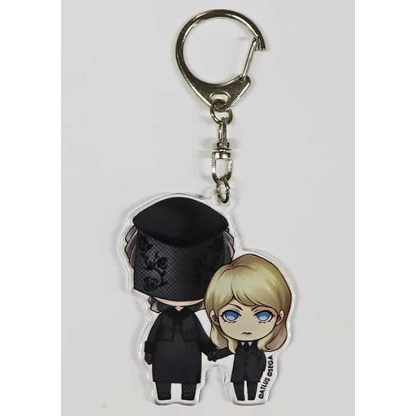 Shin Megami Tensei Blond Child Old Woman Chara Form Megaten 25th Anniversary Acrylic Keychain Collection Vol.1 Atlus D Shop Exclusive Box Purchase Privilege Keychains [USED]