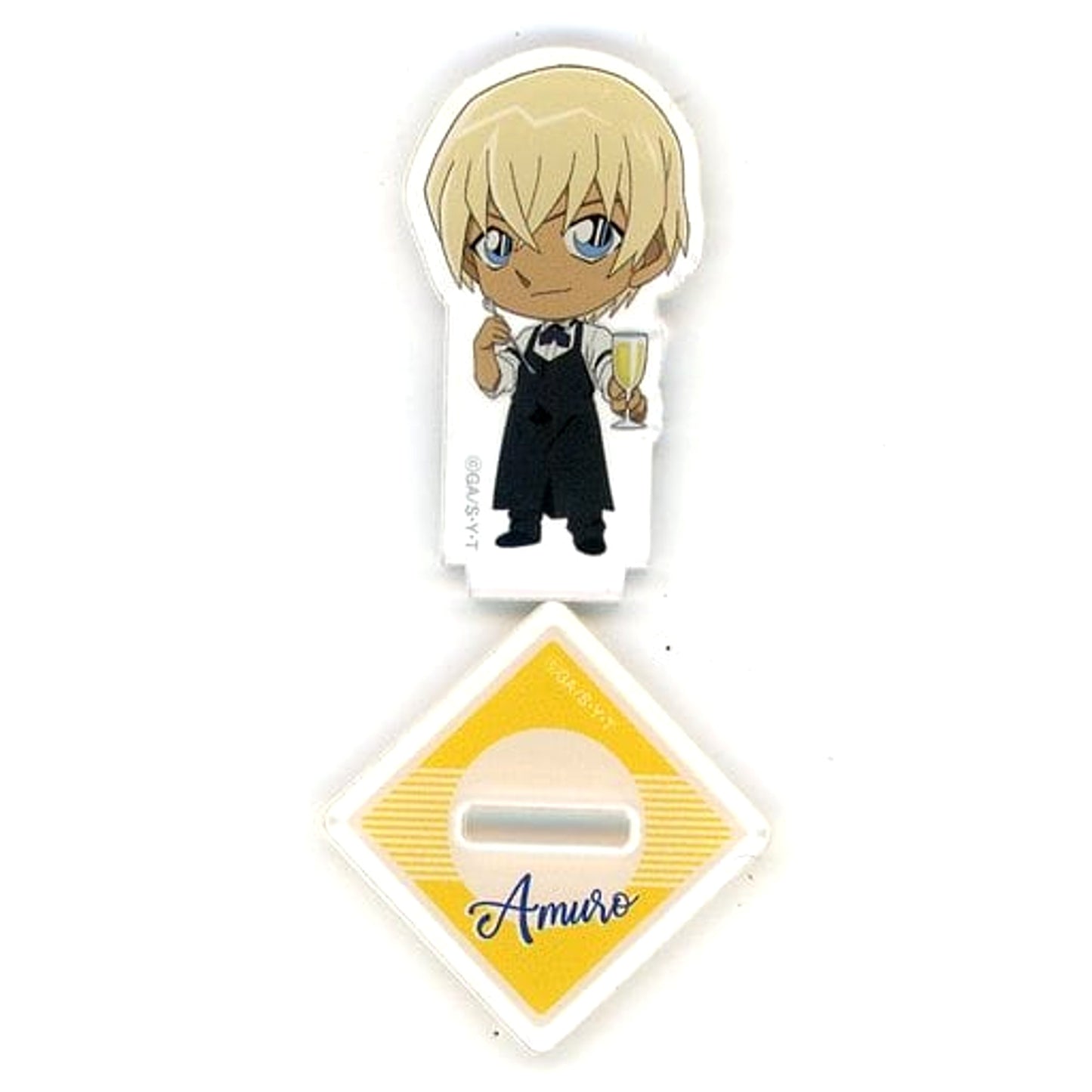 Detective Conan Toru Amuro Trading Mini Acrylic Stand Bartender Deformed Acrylic Stands [USED]