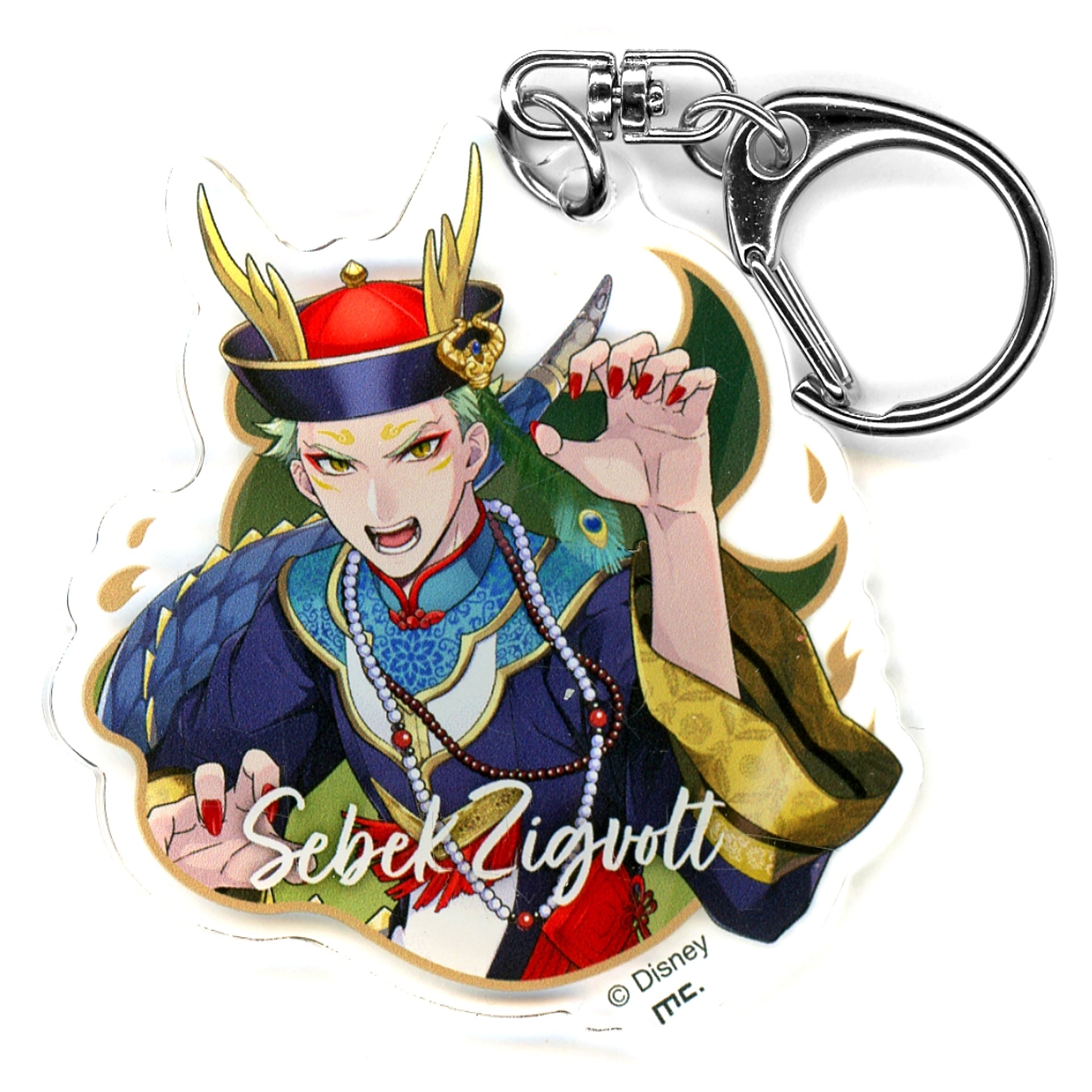 Sebek Zigvolt Disney Twisted Wonderland Trading Acrylic Keychain Collection B Scary Dress Ver. Animate Limited [USED]