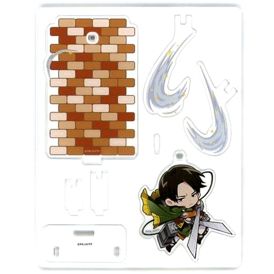 Levi A Attack on Titan Chibi Ver. Acrylic Diorama Marukuji Daikichi 02 [USED]