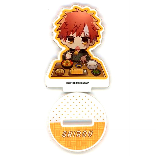 Shirou Emiya Meal Ver. C-1 Prize Fate/kaleid liner Prisma Illya Licht Nameless Girl Movie Eating Together Kuji Kujibikido Mini Character Acrylic Stand Figure [USED]