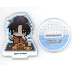 Kujibikido Movie Fate/kaleid liner Prisma Illya Licht Nameless Girl Issho ni Gohan Kuji Julian Ainsworth Dinner Ver Mini Character Acrylic Stand Figure Prize C-2 Acrylic Stands [USED]